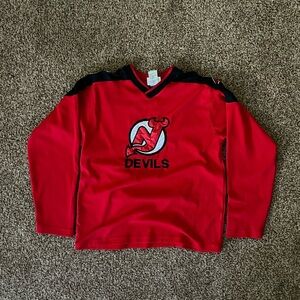 Kid boys devils hockey jersey